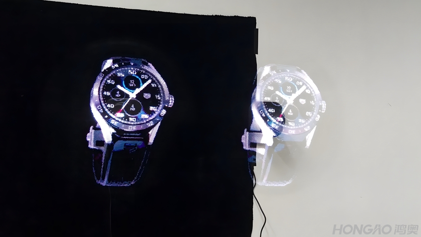 机械手表产品立体三维全息风扇展示效果